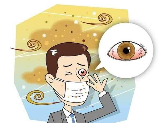 مدى تأثير الغبار على العين