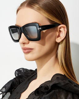 توم فورد- rectangle unise'x sunglasses ft 0664