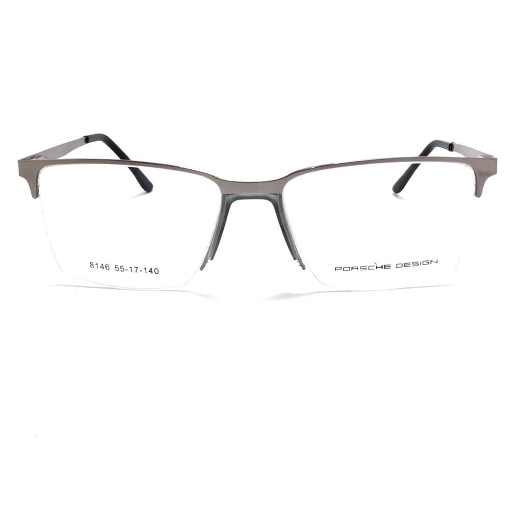 *نظارة طبية مستطيلة الشكل من بورش ديزاين 8146 *سيلفر