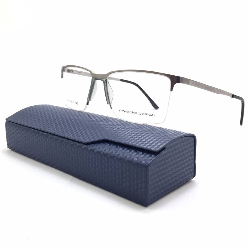 *نظارة طبية مستطيلة الشكل من بورش ديزاين 8146 *سيلفر