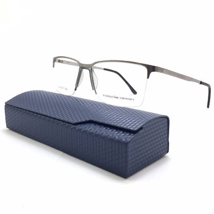 *نظارة طبية مستطيلة الشكل من بورش ديزاين 8146 *سيلفر