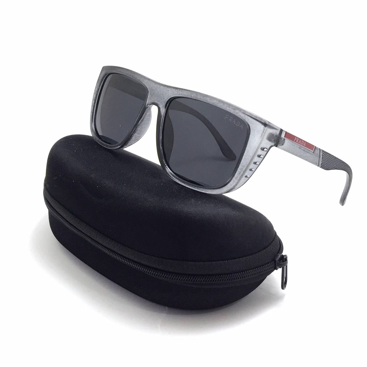 نظارة شمسية اقتصادية من برادا AM230018*رمادي*