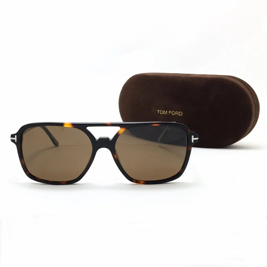 توم فورد- oval sunglasses FT5585-B