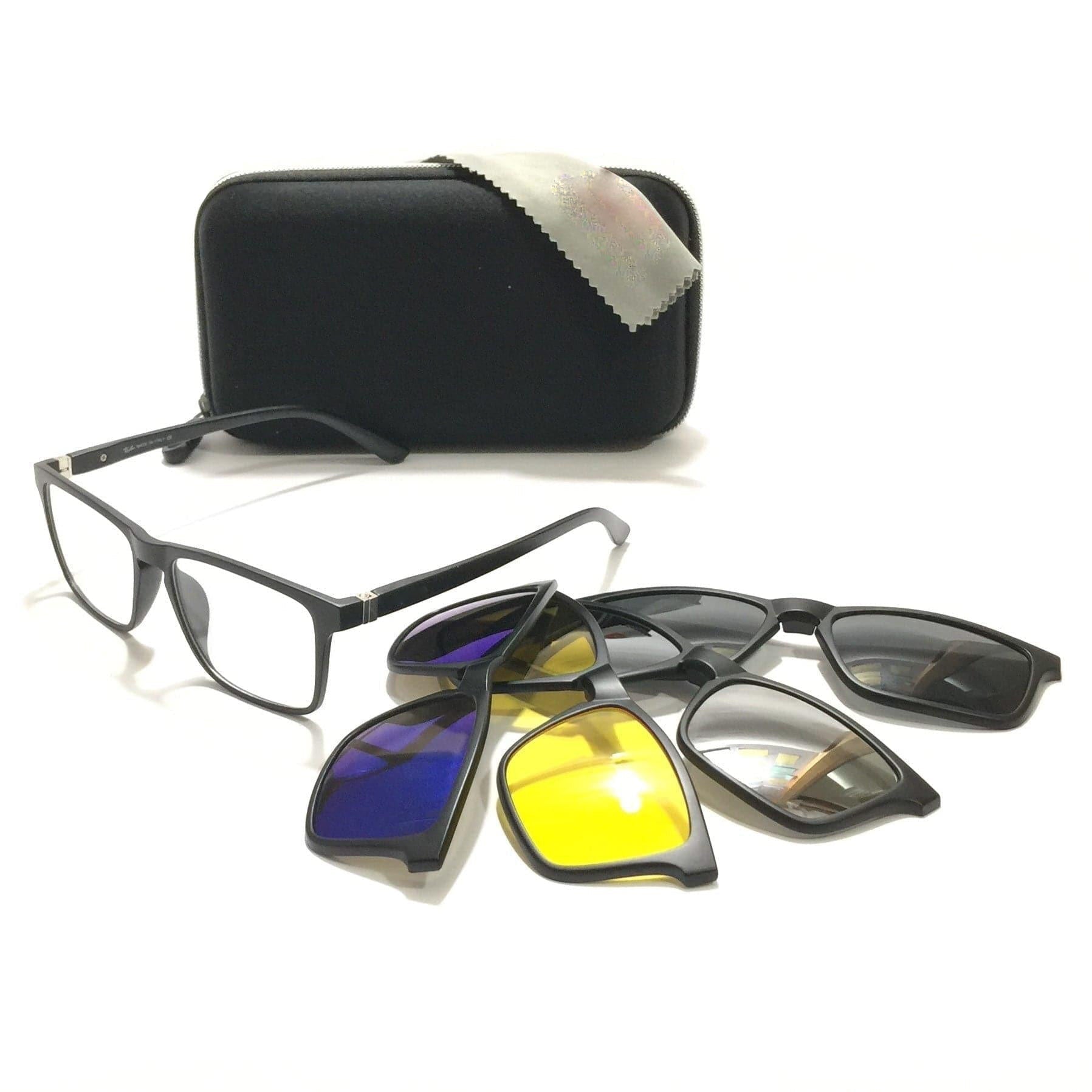 (5 in 1) 2298 ريبان Sunglasses Polarized clip on tr 2298 – Moda Stylish