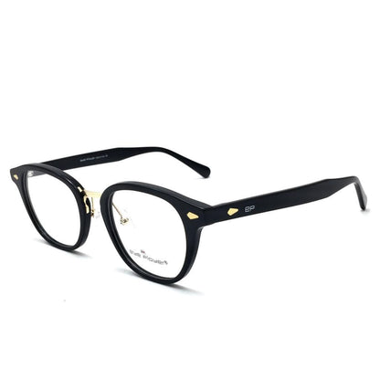 Eye player-round women eyeglasses BLK\G15