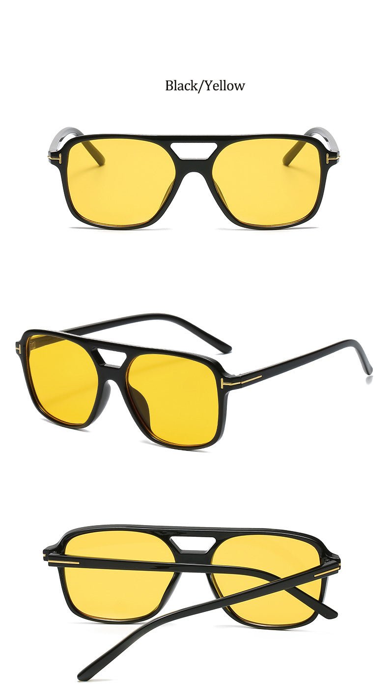 توم فورد- oval sunglasses FT5585-B - Moda Stylish